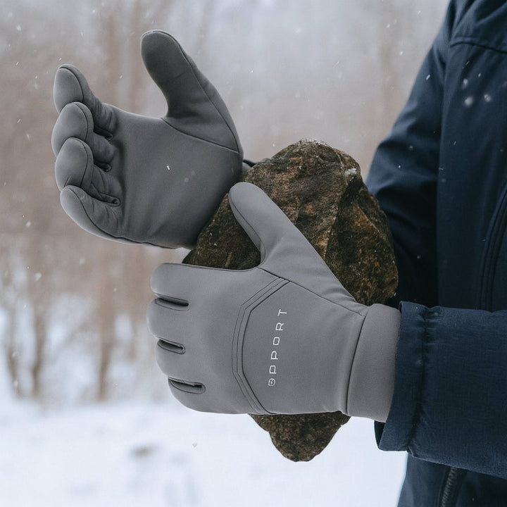 Winter Thermal Gloves Touchscreen Outdoor Grip Design