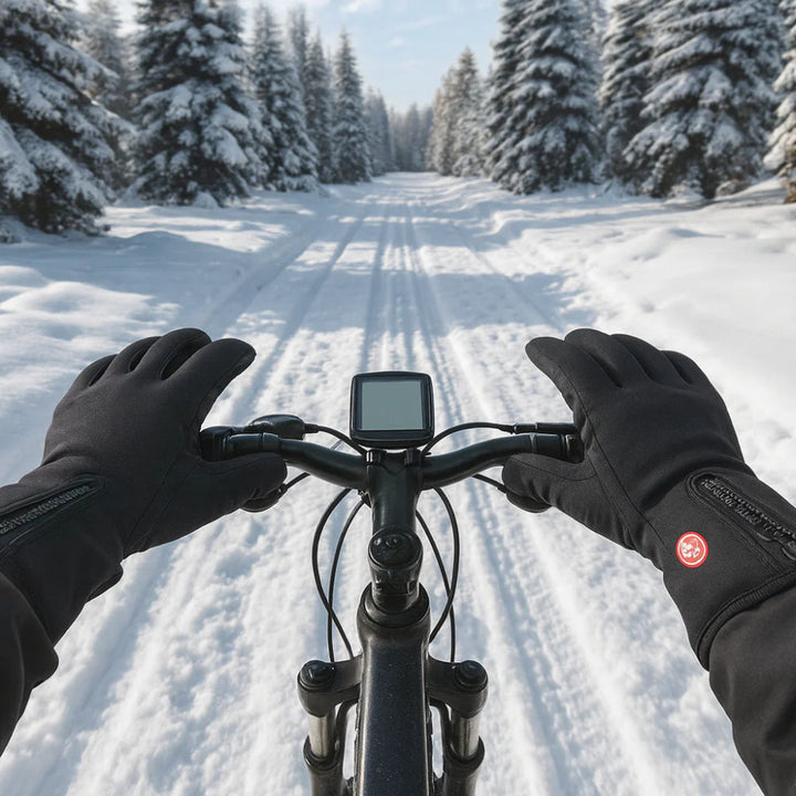 Winter Thermal Gloves Touchscreen Outdoor Grip Design