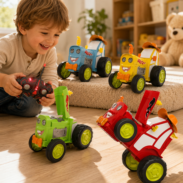 Remote Control Car Stunt Toy Rechargeable Flip Vehicle
