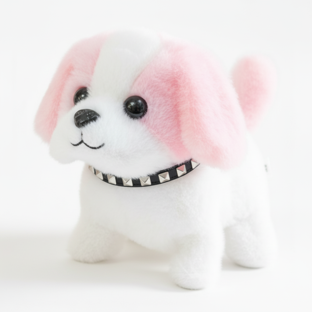 Robot Dog Toy Interactive Plush Puppy Motion Barking Figure