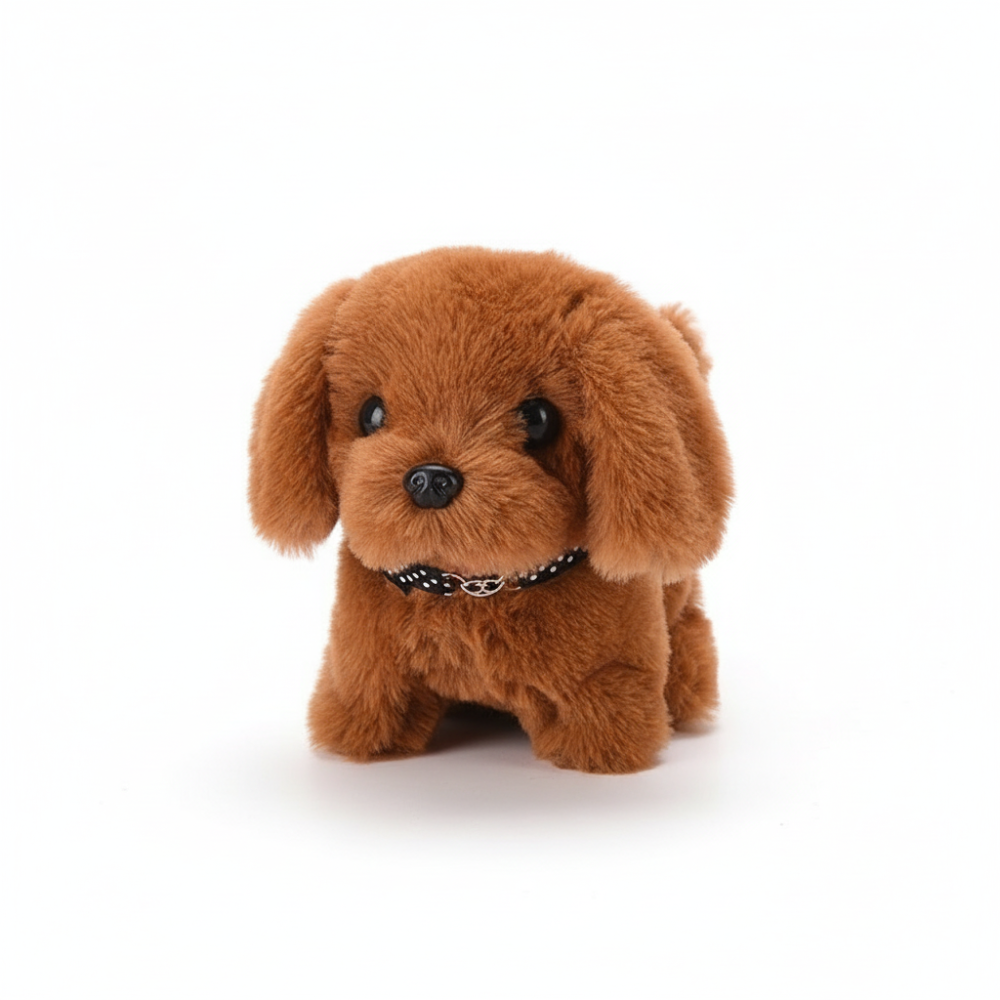Robot Dog Toy Interactive Plush Puppy Motion Barking Figure