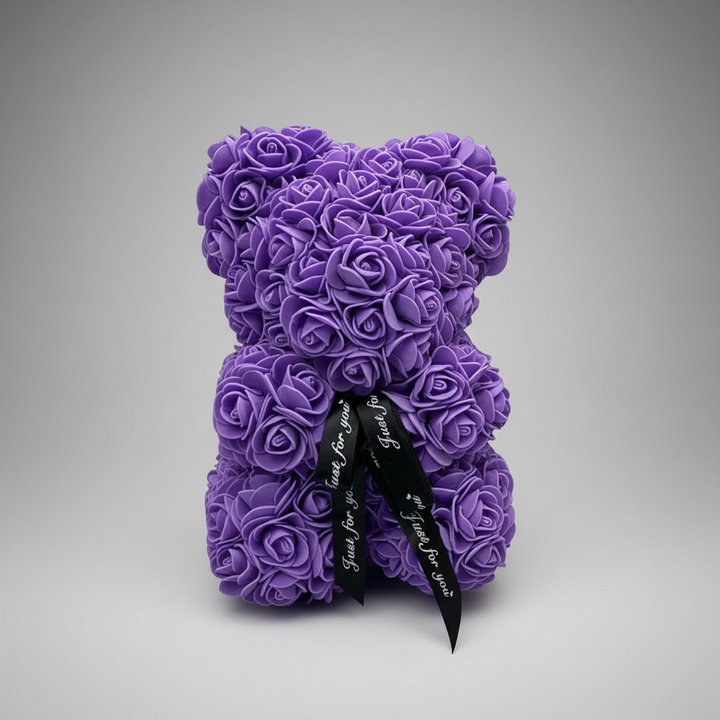 Rose Bear Mothers Day Gift Artificial Flower Teddy Decoration