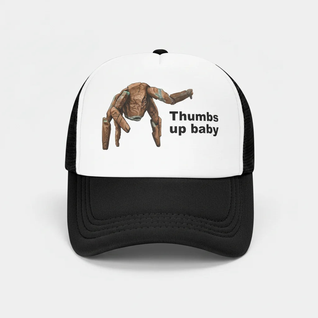 Baseball Cap Trucker Hat Mesh Adjustable Snapback Project Rocky