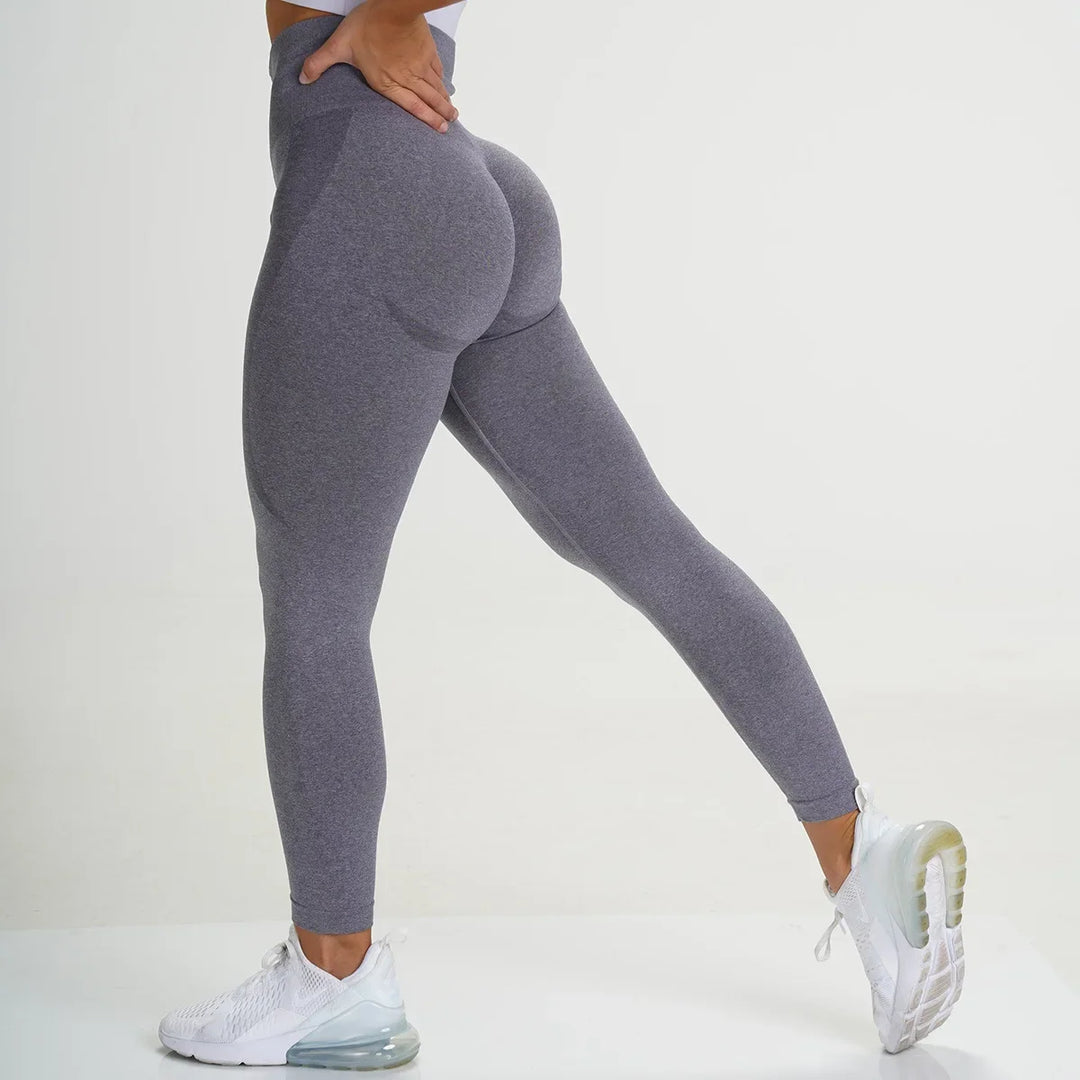 High Waist Pickleball Leggings Seamless Stretch Yoga Trousers