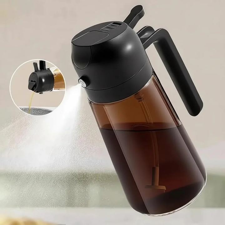 Oil Dispenser Bottle Glass Olive Oil Sprayer Cooking