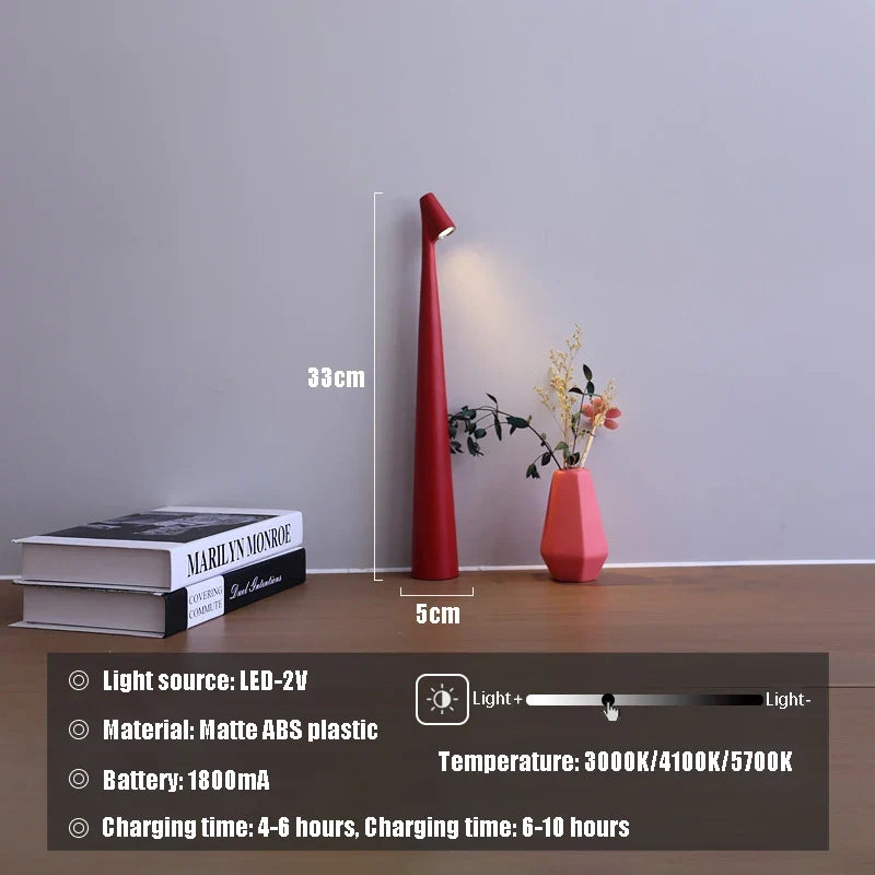 Glowora | LED Table Lamp | Rechargeable &amp; Touch Dimmable