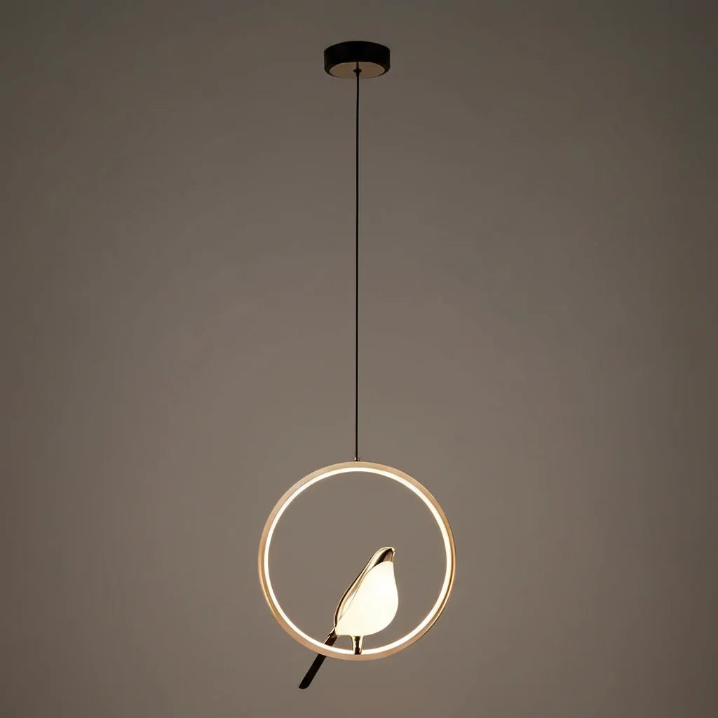 Magpie Pendant Light | Nordic LED Bird Design