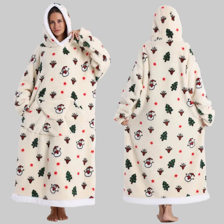 Blanket Hoodie Oversized Wearable Hooded Blanket Adult