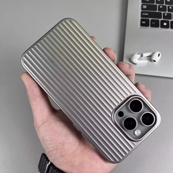 Phone Case Ribbed Hard Shell Protective Cover Design