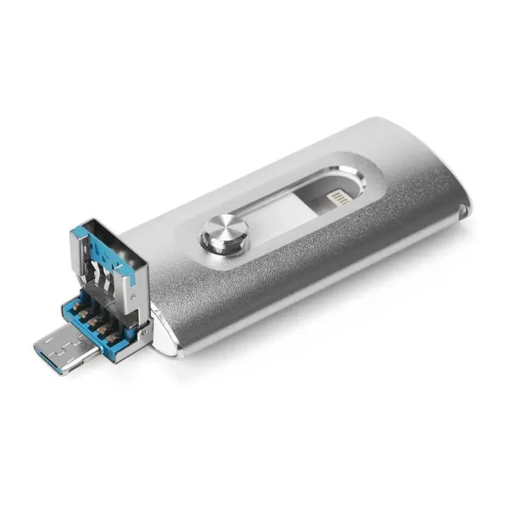 External Hard Drive Portable SSD 4 in 1 USB 3.0 OTG Flash Drive
