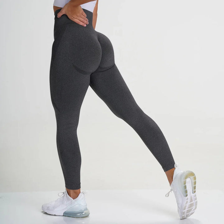High Waist Pickleball Leggings Seamless Stretch Yoga Trousers