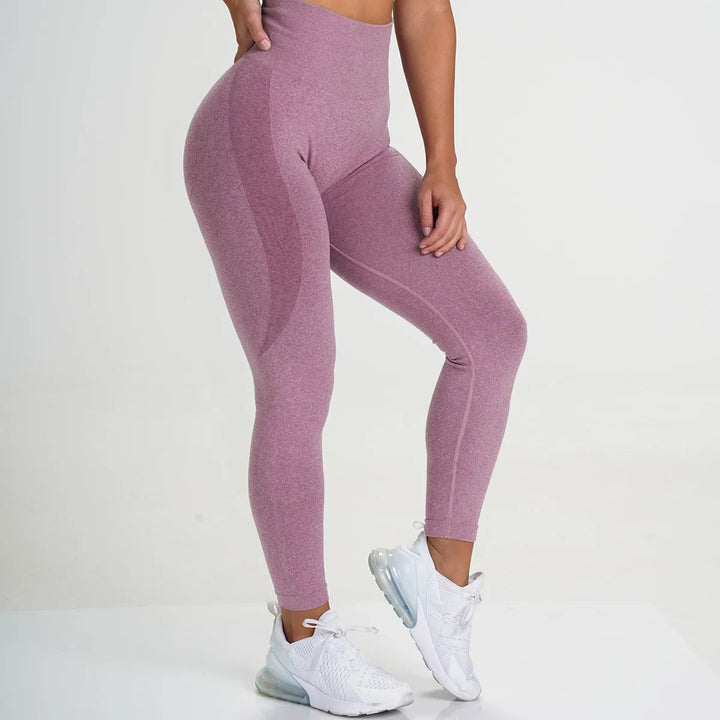High Waist Pickleball Leggings Seamless Stretch Yoga Trousers