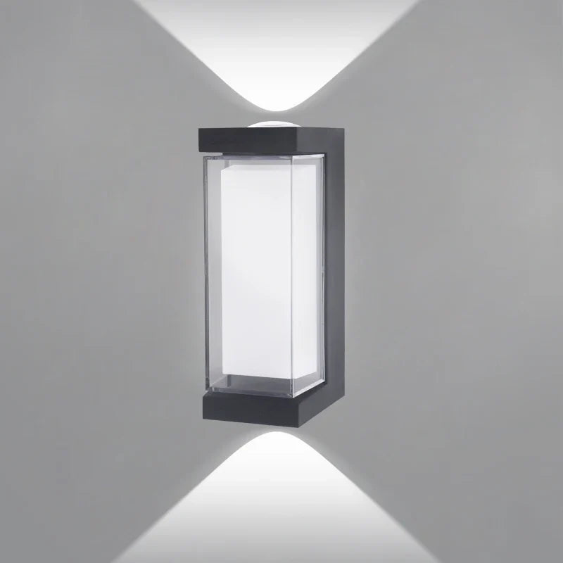 Modern LED Wall Light | Waterproof Up &amp; Down Outdoor Sconce