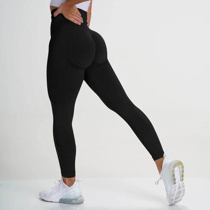 High Waist Pickleball Leggings Seamless Stretch Yoga Trousers