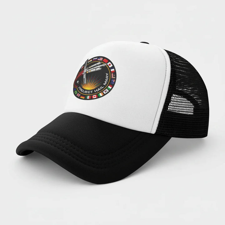 Baseball Cap Trucker Hat Mesh Adjustable Snapback Project Rocky