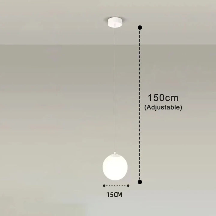 Luna Pendant Light | Nordic Modern Glass Globe Design
