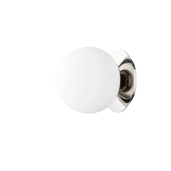 Nordic Globe Glass Wall Lamp | Minimalist Modern Bathroom &amp; Bedroom Light