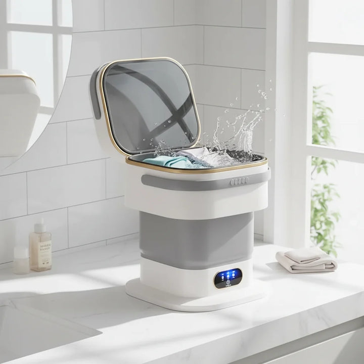 Washing Machine Portable Mini Foldable Compact Laundry Washer