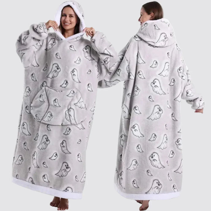 Blanket Hoodie Oversized Wearable Hooded Blanket Adult