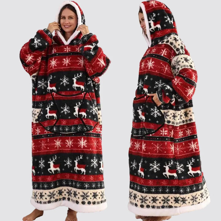 Blanket Hoodie Oversized Wearable Hooded Blanket Adult
