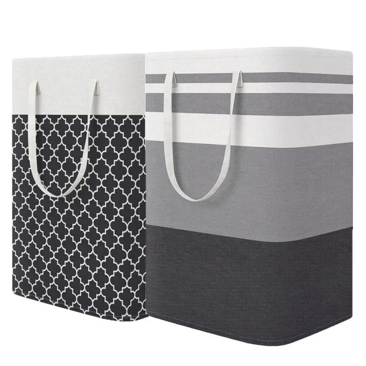 Lauva | 75L Waterproof Laundry Basket | Foldable Fabric Clothes Hamper with Handles