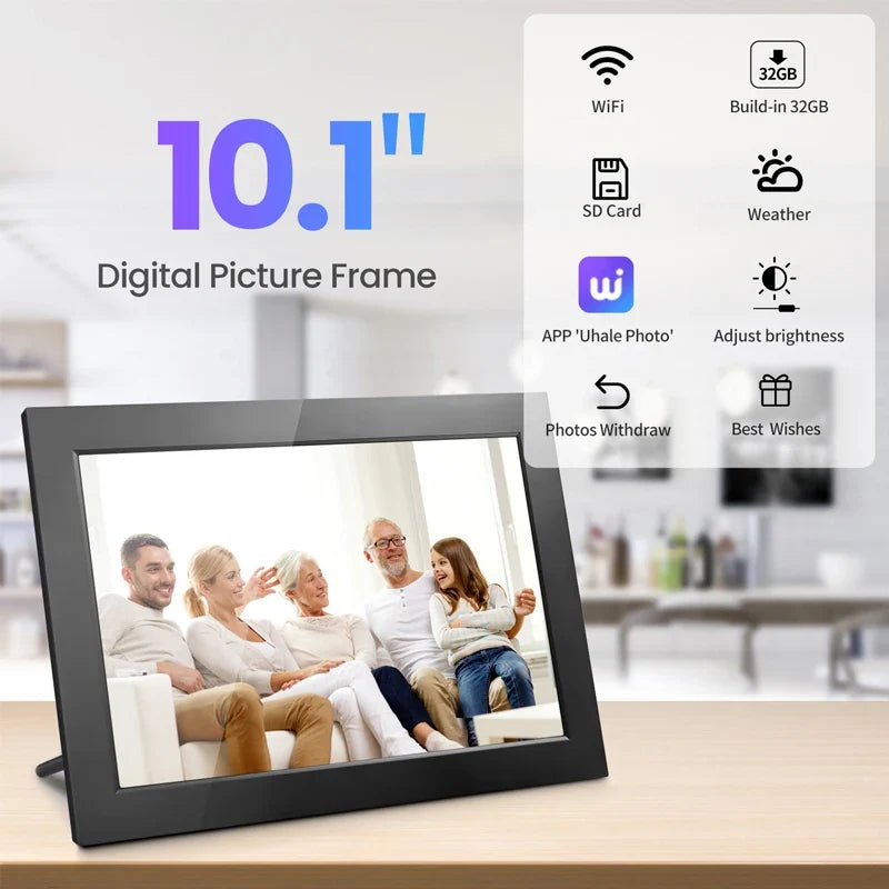 Memora | WiFi Digital Photo Frame | IPS HD Touch Screen, 32GB