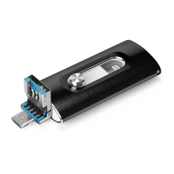 External Hard Drive Portable SSD 4 in 1 USB 3.0 OTG Flash Drive