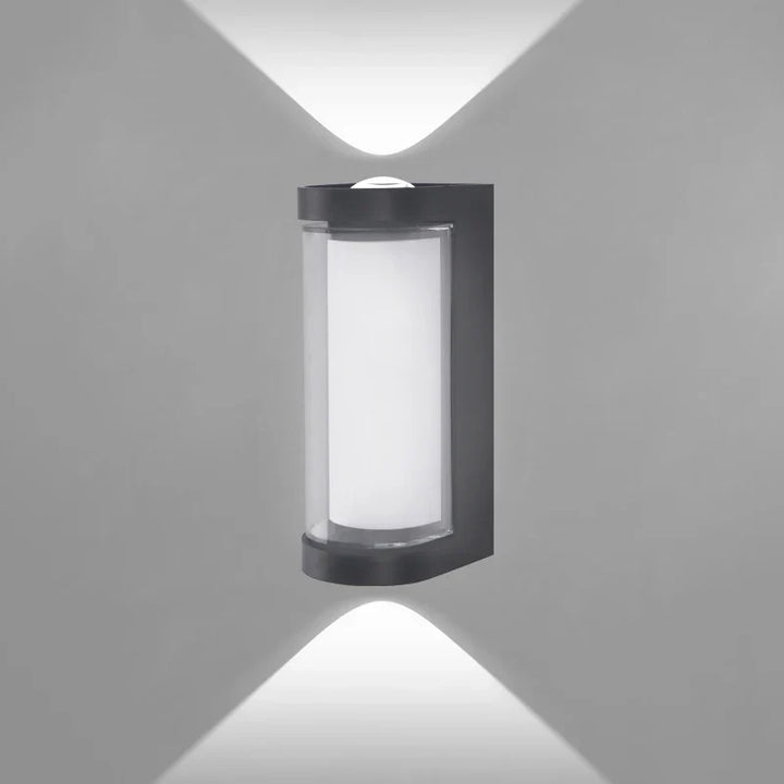 Modern LED Wall Light | Waterproof Up &amp; Down Outdoor Sconce