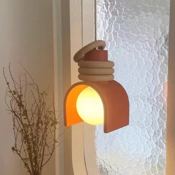 Wabi-Sabi Pendant Light | Japanese Minimalist Resin Design