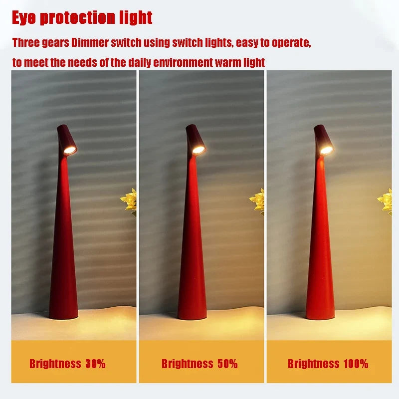 Glowora | LED Table Lamp | Rechargeable &amp; Touch Dimmable