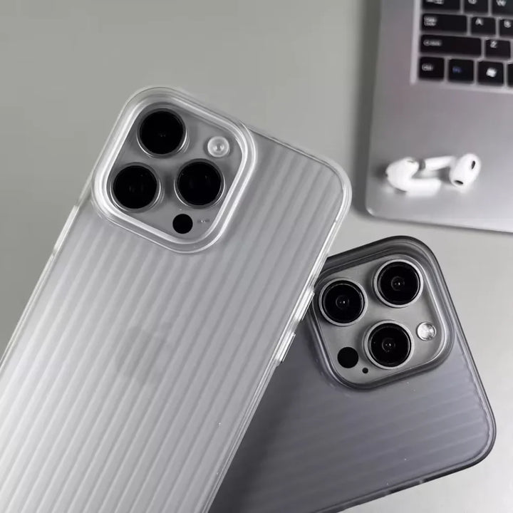 Phone Case Ribbed Hard Shell Protective Cover Design