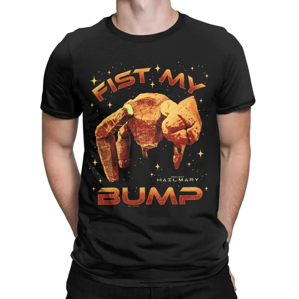 T Shirt Graphic Funny Space Design Project Rocky Casual Tee