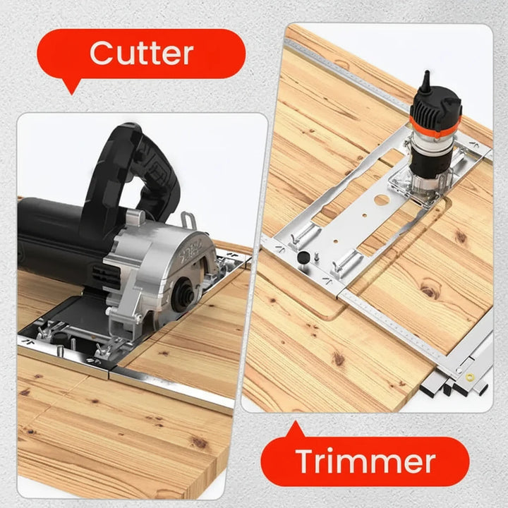 Woodworking Cutting Guide Adjustable Circular Saw Track System
