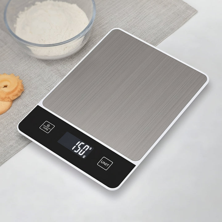 Kitchen Scale Digital Stainless Steel 22lb Food Measuring Scale