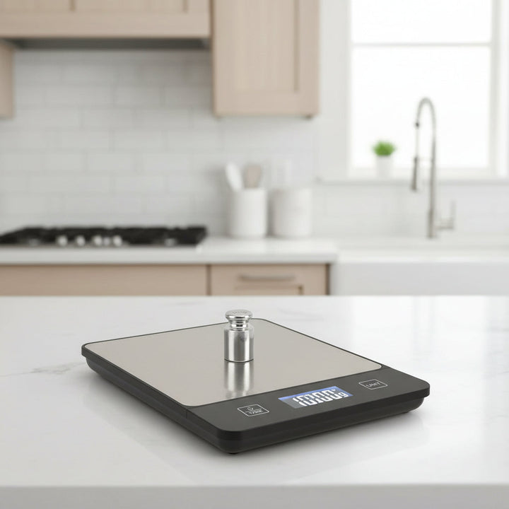 Kitchen Scale Digital Stainless Steel 22lb Food Measuring Scale