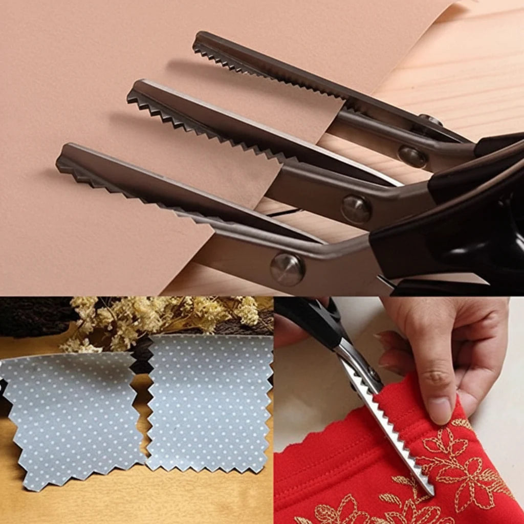 Pinking Shears Fabric Scissors Stainless Steel Sewing Crafts