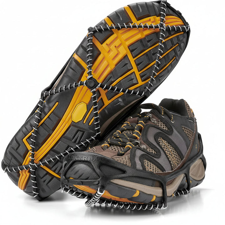 Ice Cleats Traction Spikes Shoes Steel Coil Anti Slip Grips