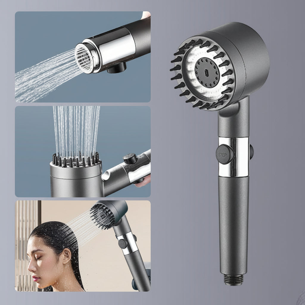Shower Head High Pressure Handheld Filtered Water Spray