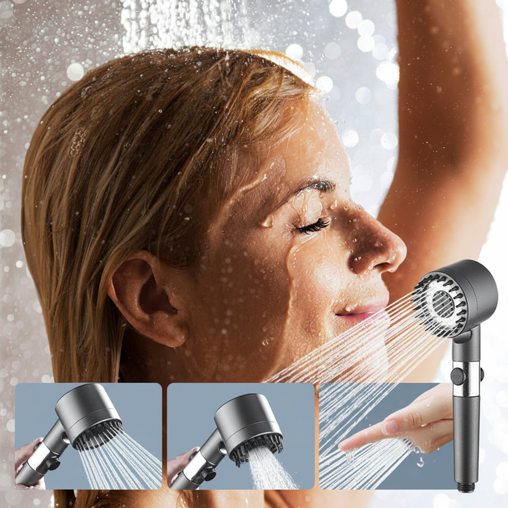 Shower Head High Pressure Handheld Filtered Water Spray