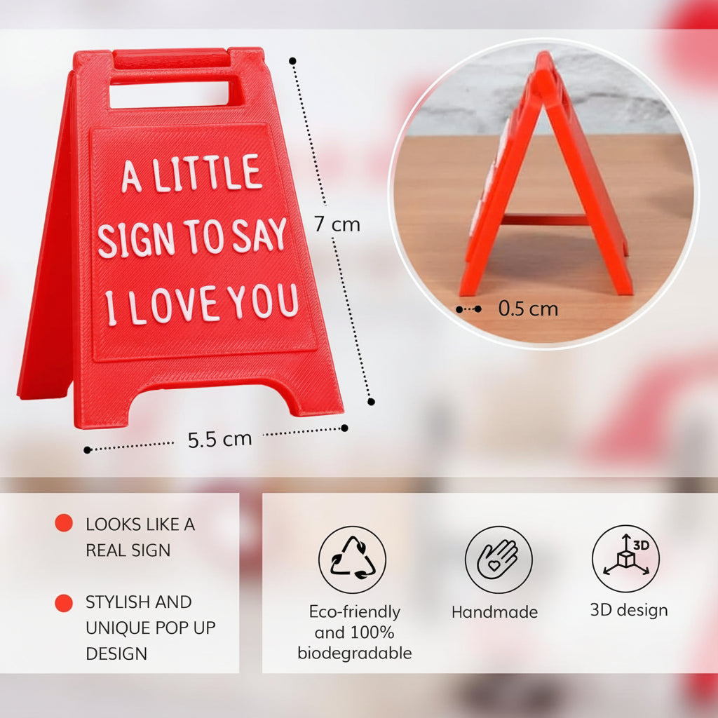 Home Decor Table Sign Romantic Love Message Display