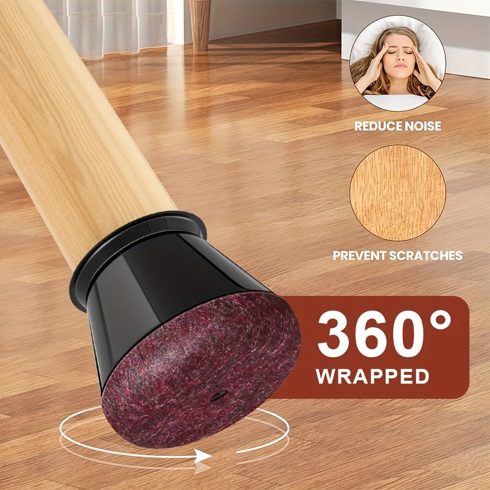 Chair Leg Floor Protectors Silicone Anti Scratch Furniture Caps