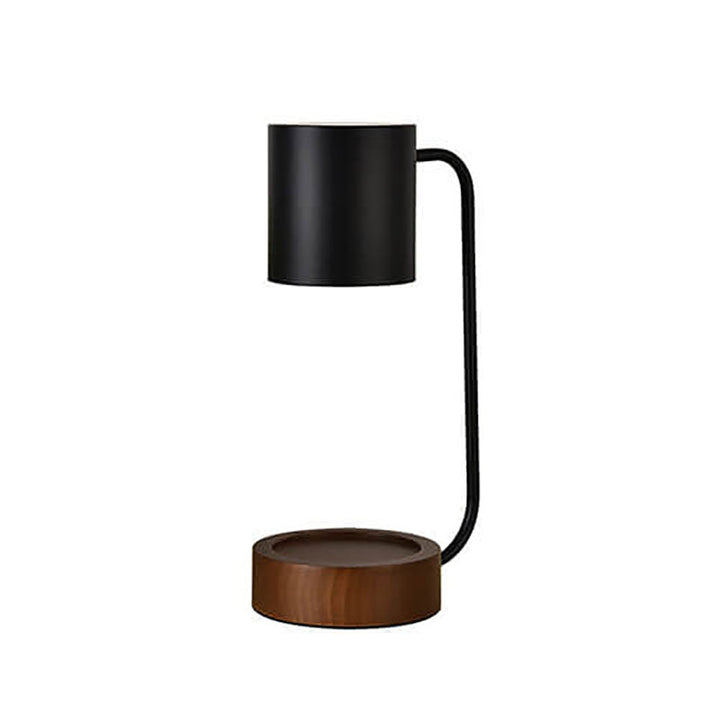 Japanese Minimalist Candle Warmer Lamp | Wooden Base Dimmable Wax Melter