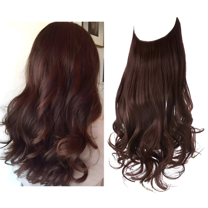 Hair Extensions Natural Wavy Human Hair Clip-In Long Volume Set