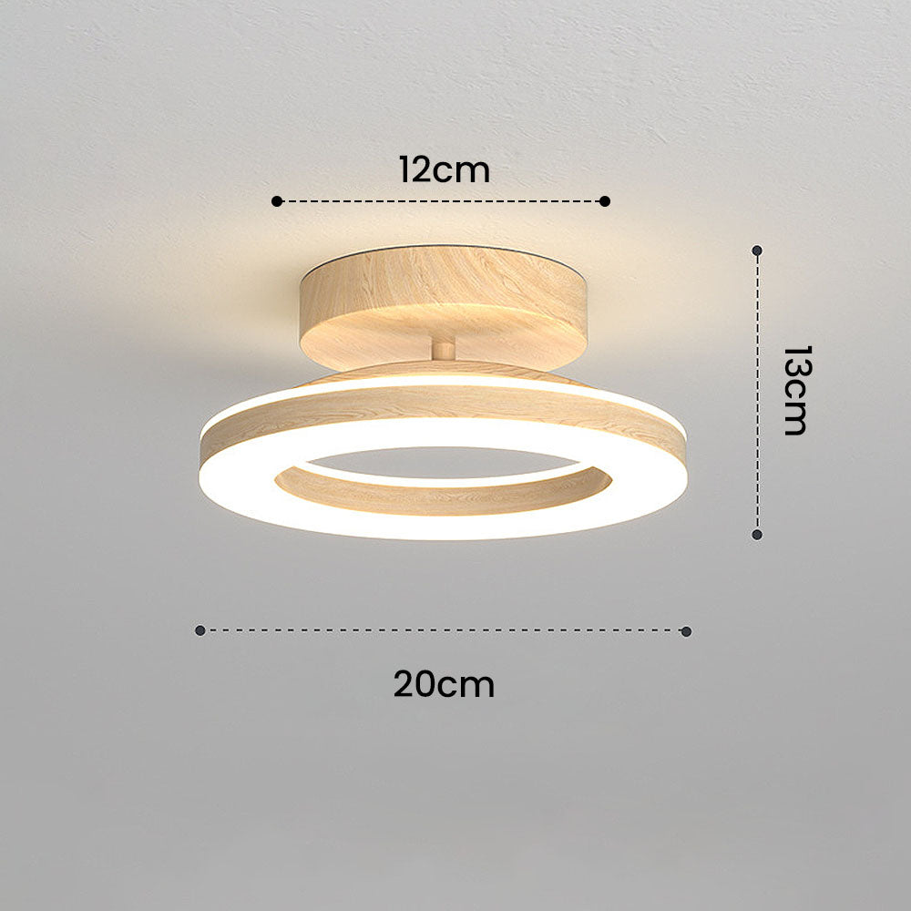 Acrylic Round LED Ceiling Light | Modern Hallway &amp; Entrance Fixture