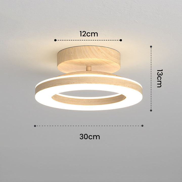 Acrylic Round LED Ceiling Light | Modern Hallway &amp; Entrance Fixture
