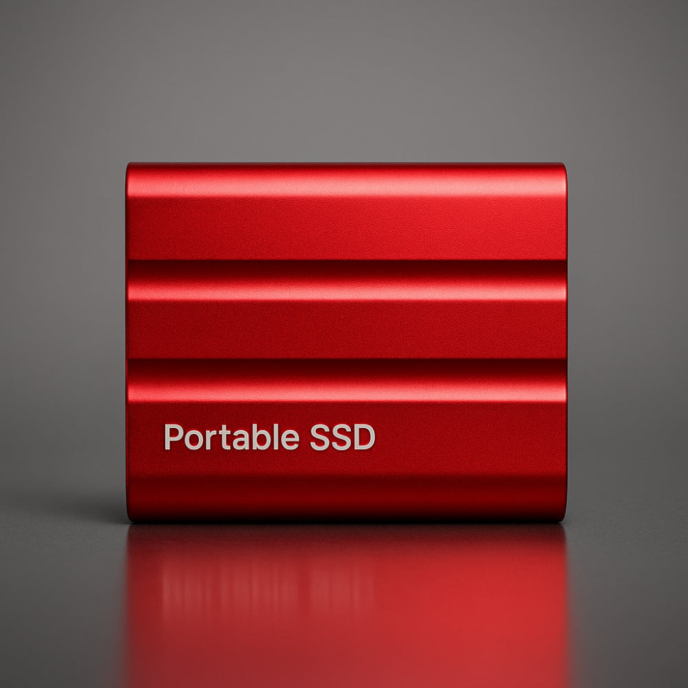 SSD External Drive Portable Storage Device Metal Enclosure