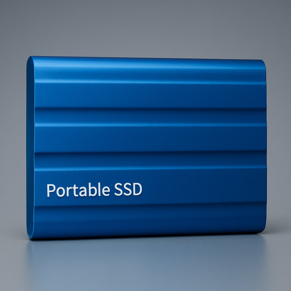 SSD External Drive Portable Storage Device Metal Enclosure