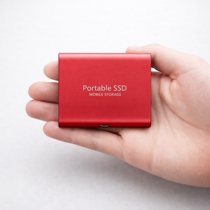 SSD Portable External Drive 512GB Fast Compact USB C Storage