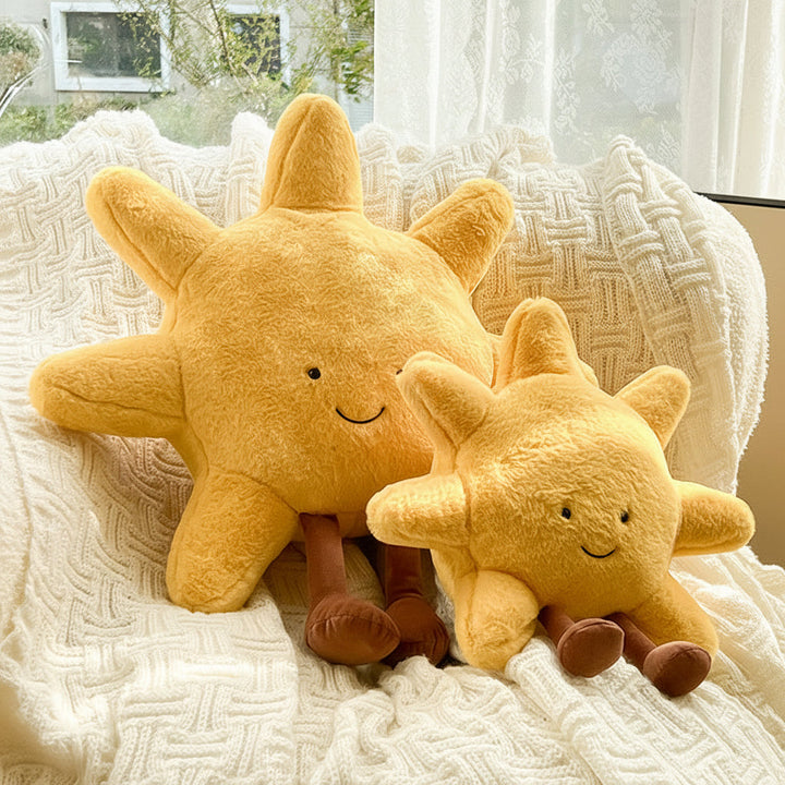Throw Pillow Decorative Plush Sun Moon Velvet Cushion