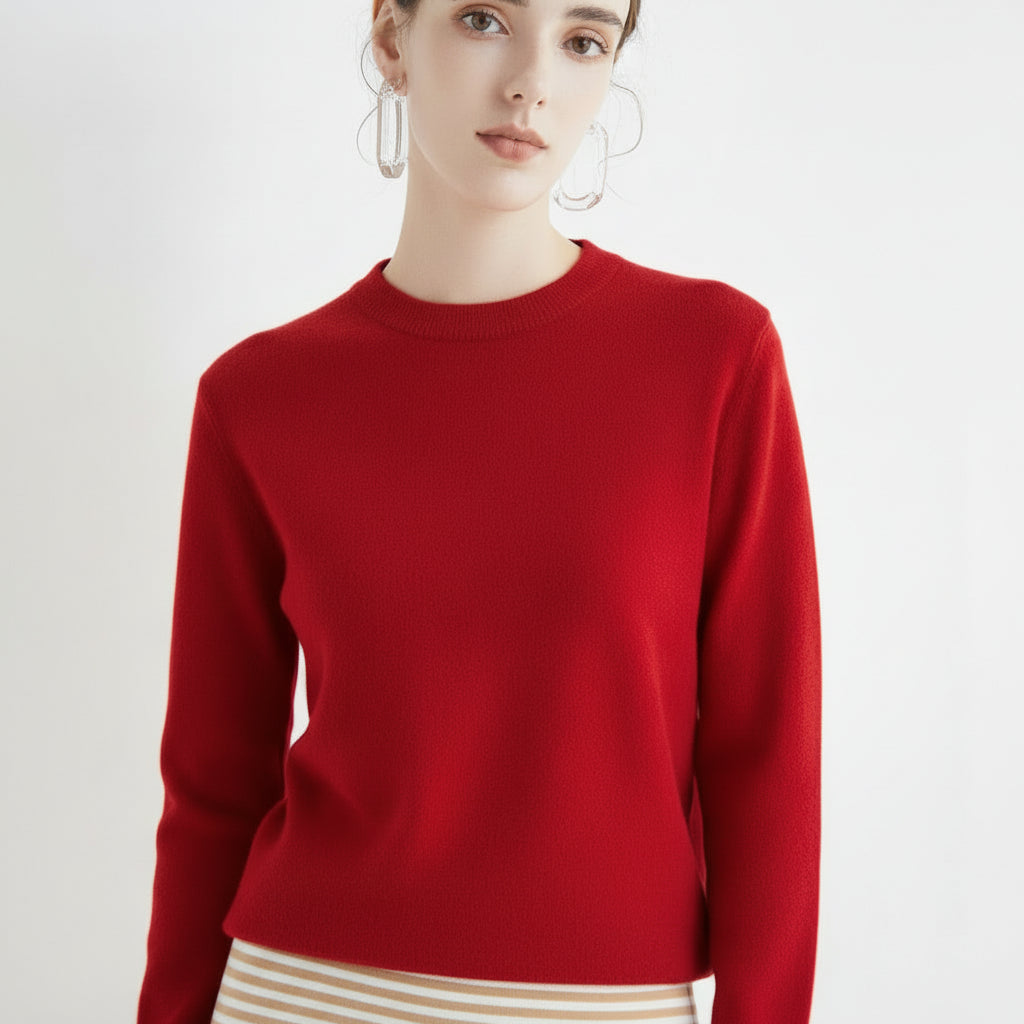 Womens Jumper Soft Lightweight Pullover Top All Season